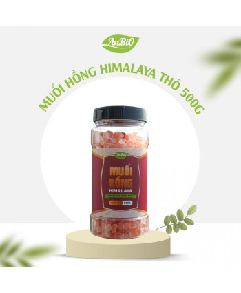 Muối hồng Himalaya dạng thô 500g