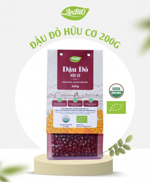 Đậu đỏ Azuki hữu cơ AnBiO 200g
