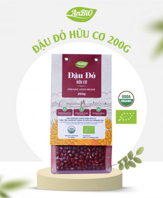 Đậu đỏ Azuki hữu cơ AnBiO 200g