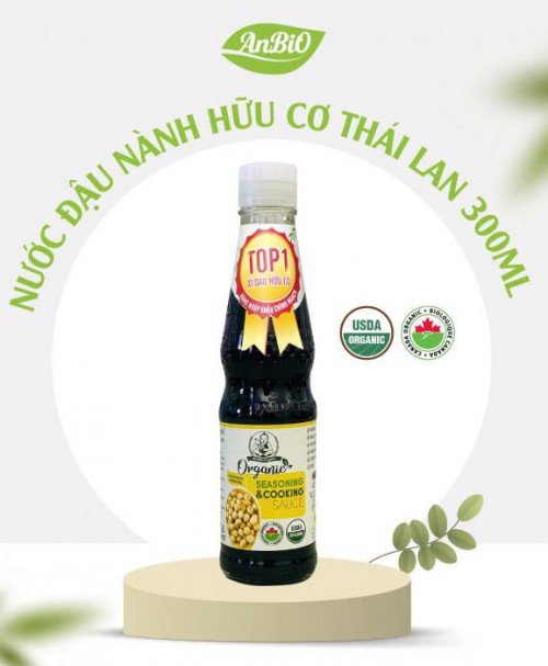 Nước tương đậu nành hữu cơ Thái Lan (xì dầu) 300ml