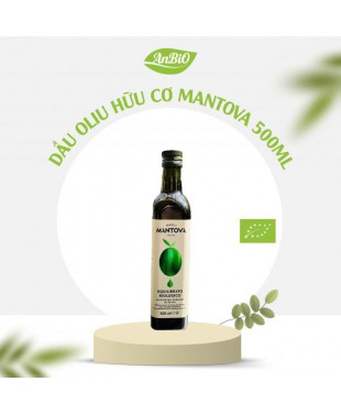 Mantova Dầu oliu siêu nguyên chất hữu cơ 500ml