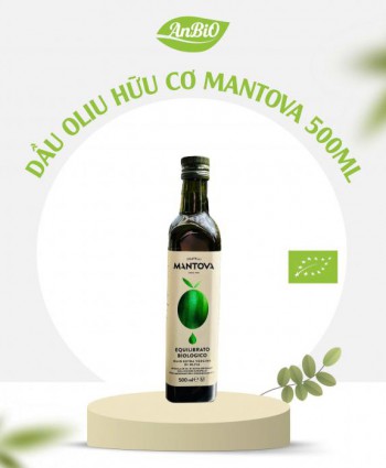 Mantova Dầu oliu siêu nguyên chất hữu cơ 500ml 