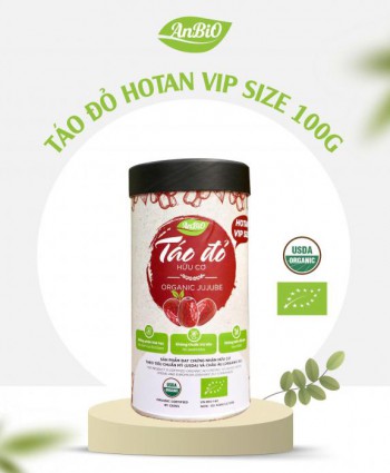 TÁO ĐỎ HOTAN HỮU CƠ VIP SIZE ANBIO 100g
