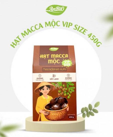 Hạt Macca Mộc Vip Size 450g